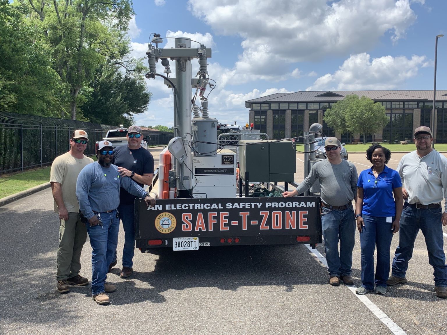 Alabama Power’s Public Safety Awareness team presented Safe-T-Zone, its first-responder electrical safety program, to cadets in Selma.