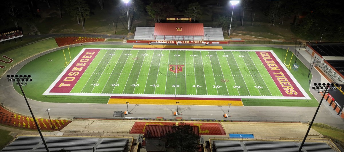 Tuskegee University trustees, faculty, alums, students and fans will mark a milestone Nov. 8 by celebrating the installation of new LED lights at Abbott Stadium.