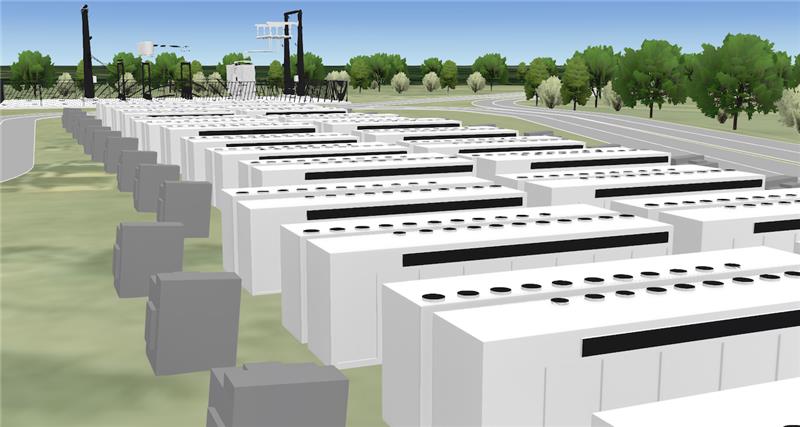 Gorgas Battery Storage System Rendering